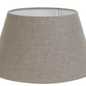Light & Living kap drum Dark Linen grijs